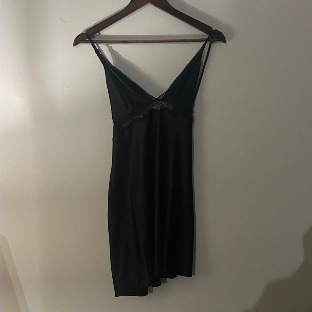 Elegant Black Slip Dress